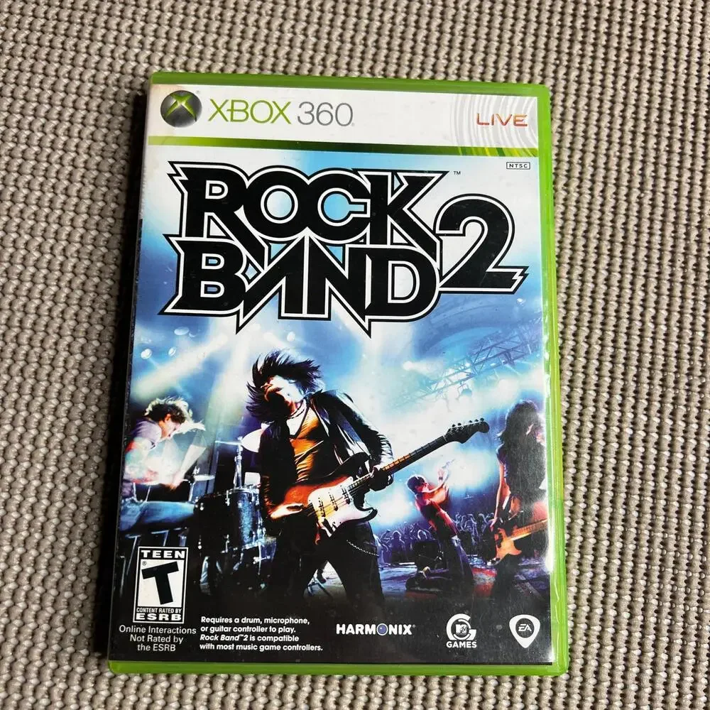Rock Band‎ for Xbox 360 Music Rhythm Game Complete Case and Disc